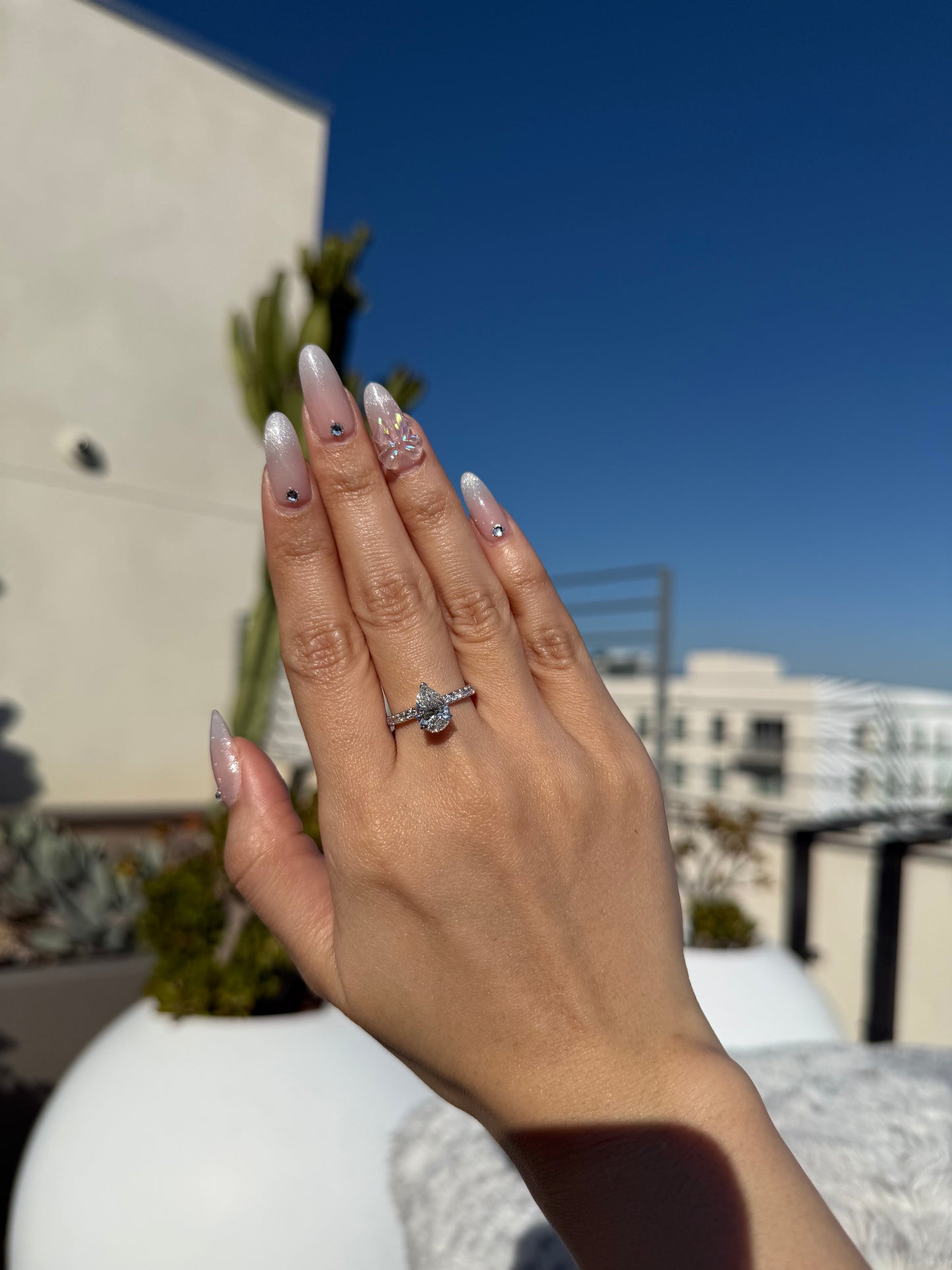 Pear Shaped Diamond Ring | 1.5ct | IGI Certified