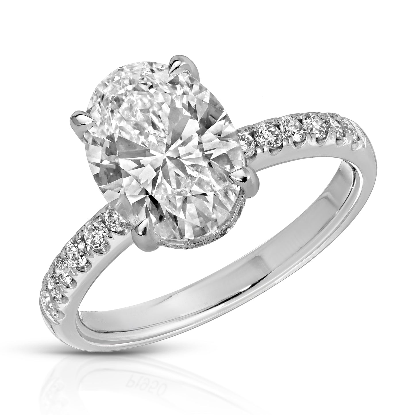 Oval Cut Diamond Ring | 2.3ct | IGI Certified
