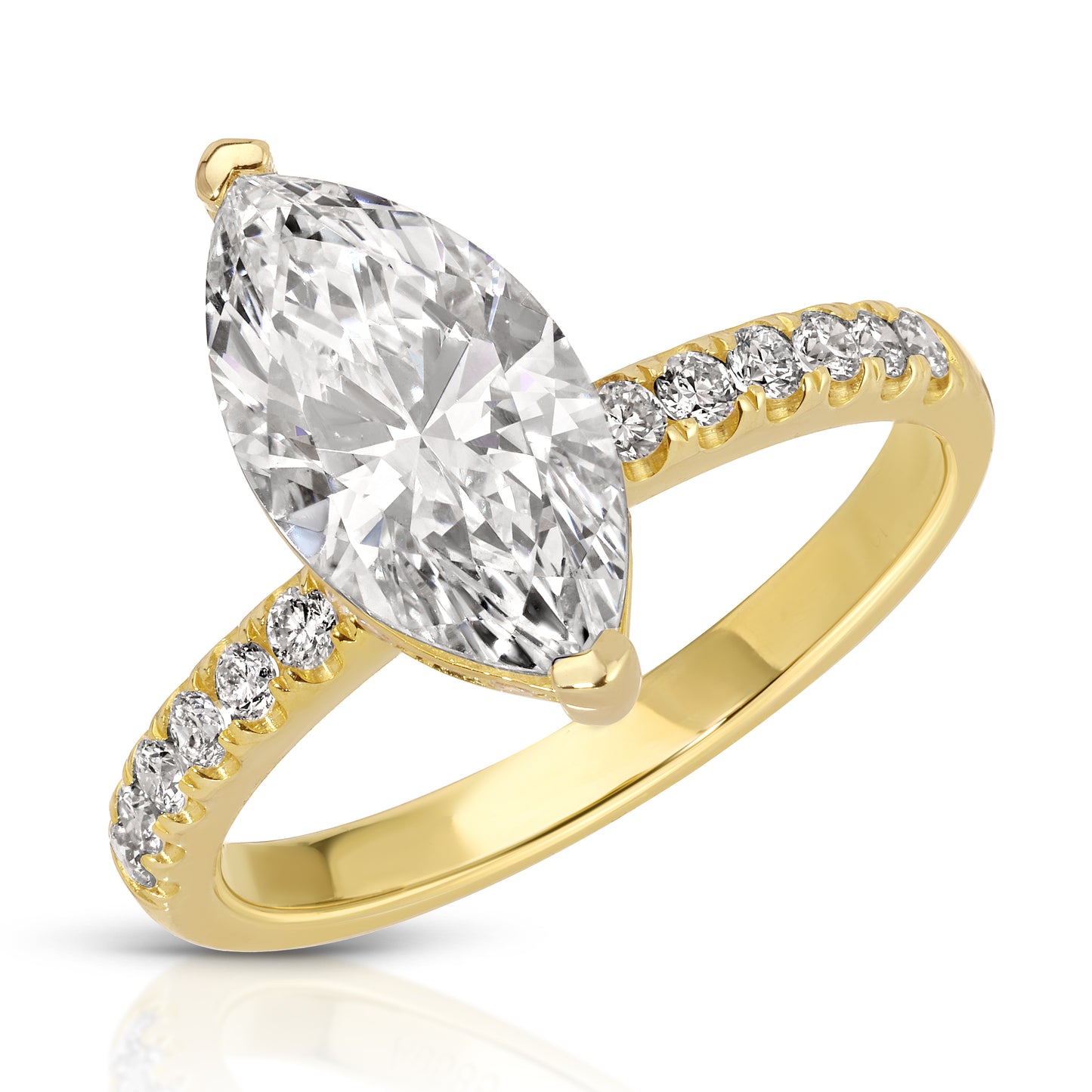 Marquise Cut Diamond Ring | 1.7ct | IGI Certified