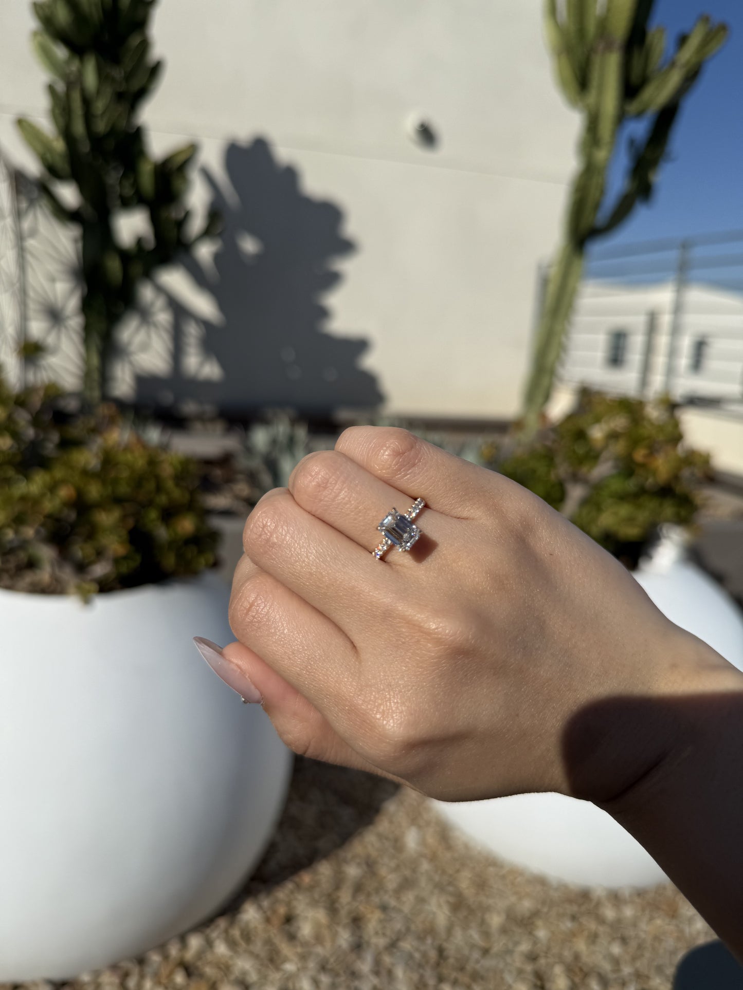 Emerald Cut Diamond Ring | 2ct | IGI Certified