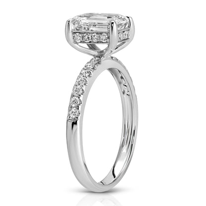 Emerald Cut Diamond Ring | 2ct | IGI Certified